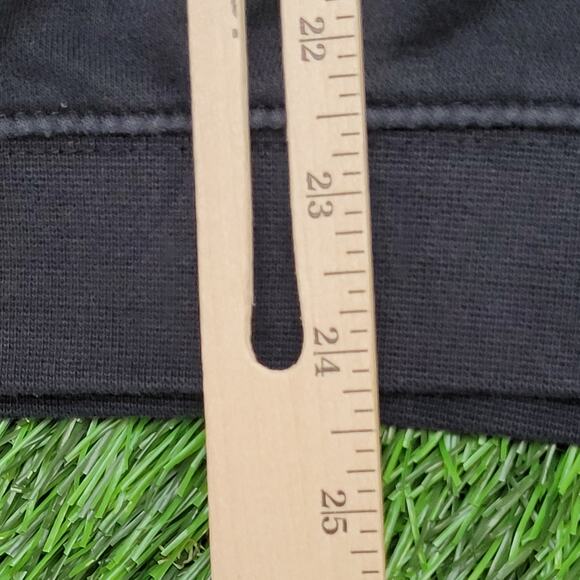 NIKE Swoosh Hoodie Womens Small 20x24 Black Spellout - Picture 8 of 15